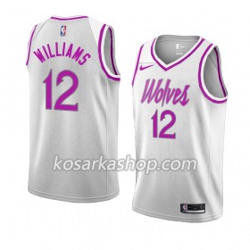 Dres Minnesota Timberwolves C. J. Williams 12 Nike 2018-19 Bijela Swingman